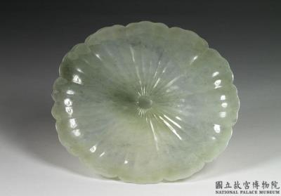 图片[3]-Jade flower-shaped plate, India-China Archive